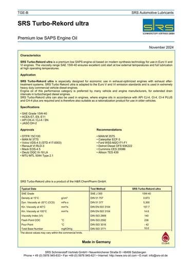 SRS Turbo Rekord ultra